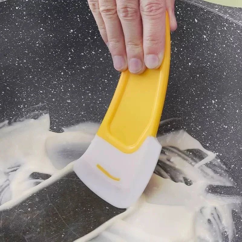 Premium Silicone Cleaning Spatula Flexible Kitchen Scraper Tool