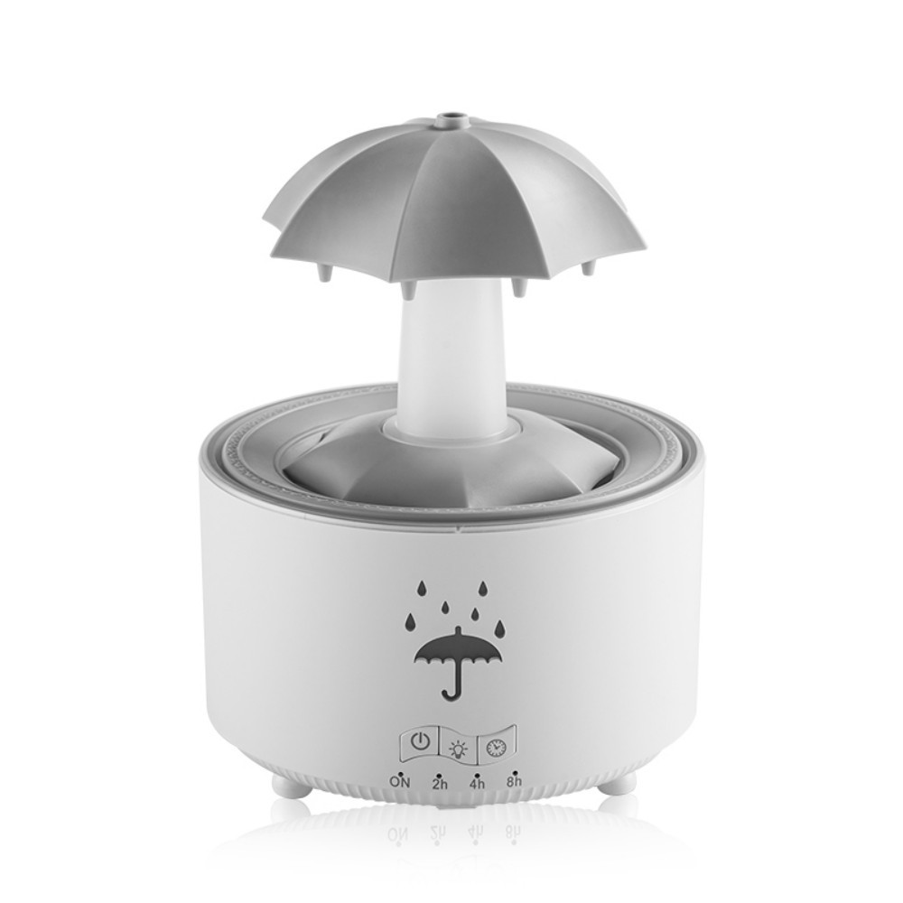 Rotating Umbrella Humidifier with Colourful Night Lights, Essential Oil Aroma Diffuser & Air Purifier