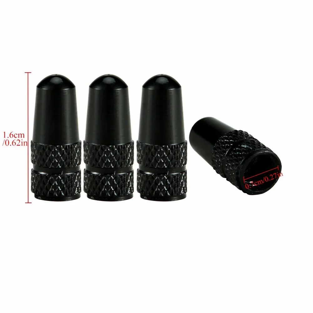 Aluminum Presta Valve Caps 4PCS for Road MTB Bike