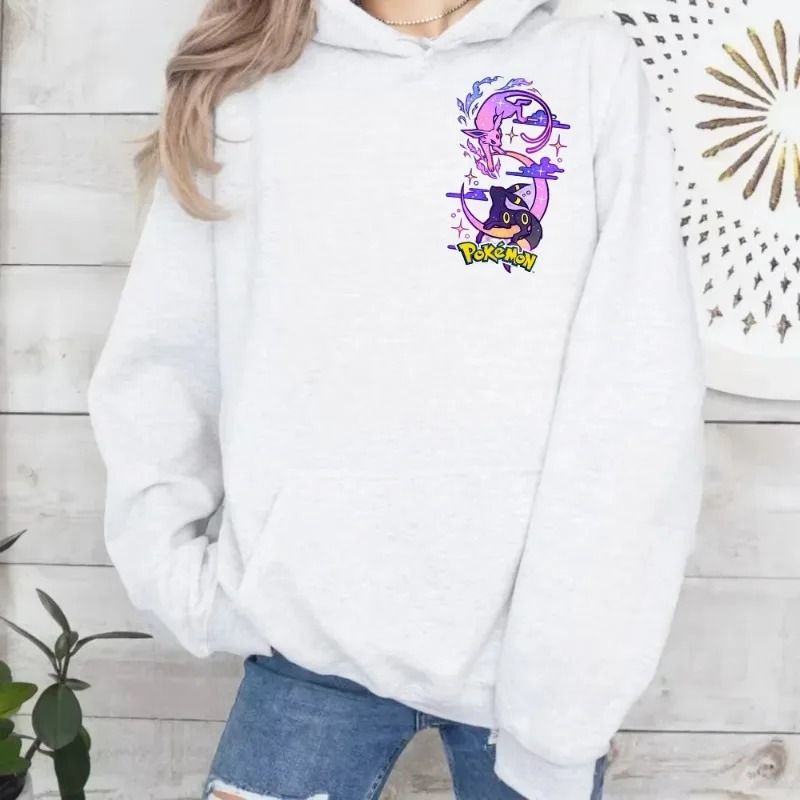 Graphic Print Oversized Hoodie Casual Unisex Sweater