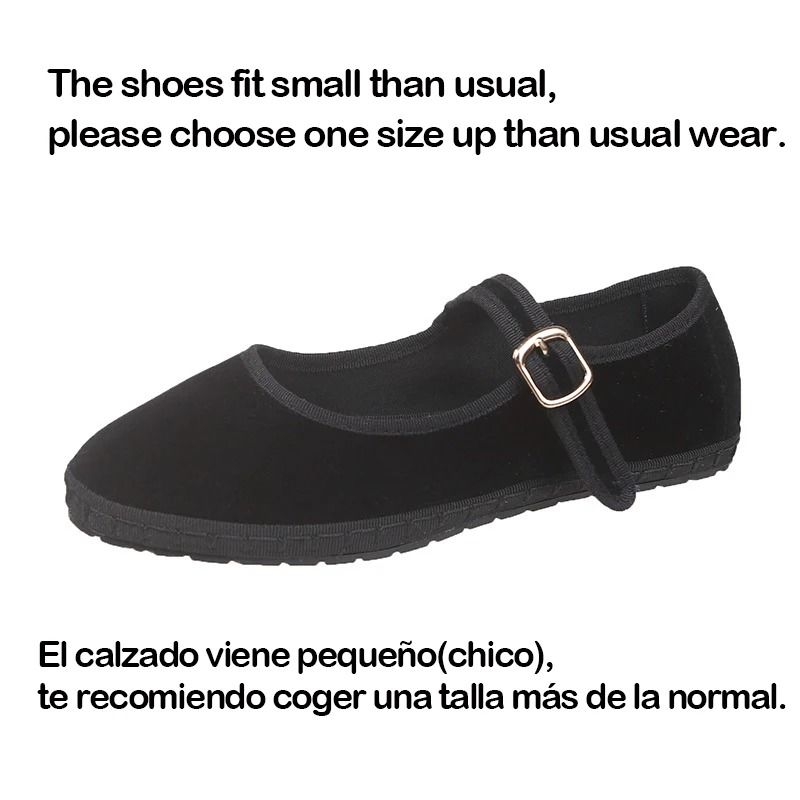 Women Velvet Cloth Ballet Flats Soft Loafers