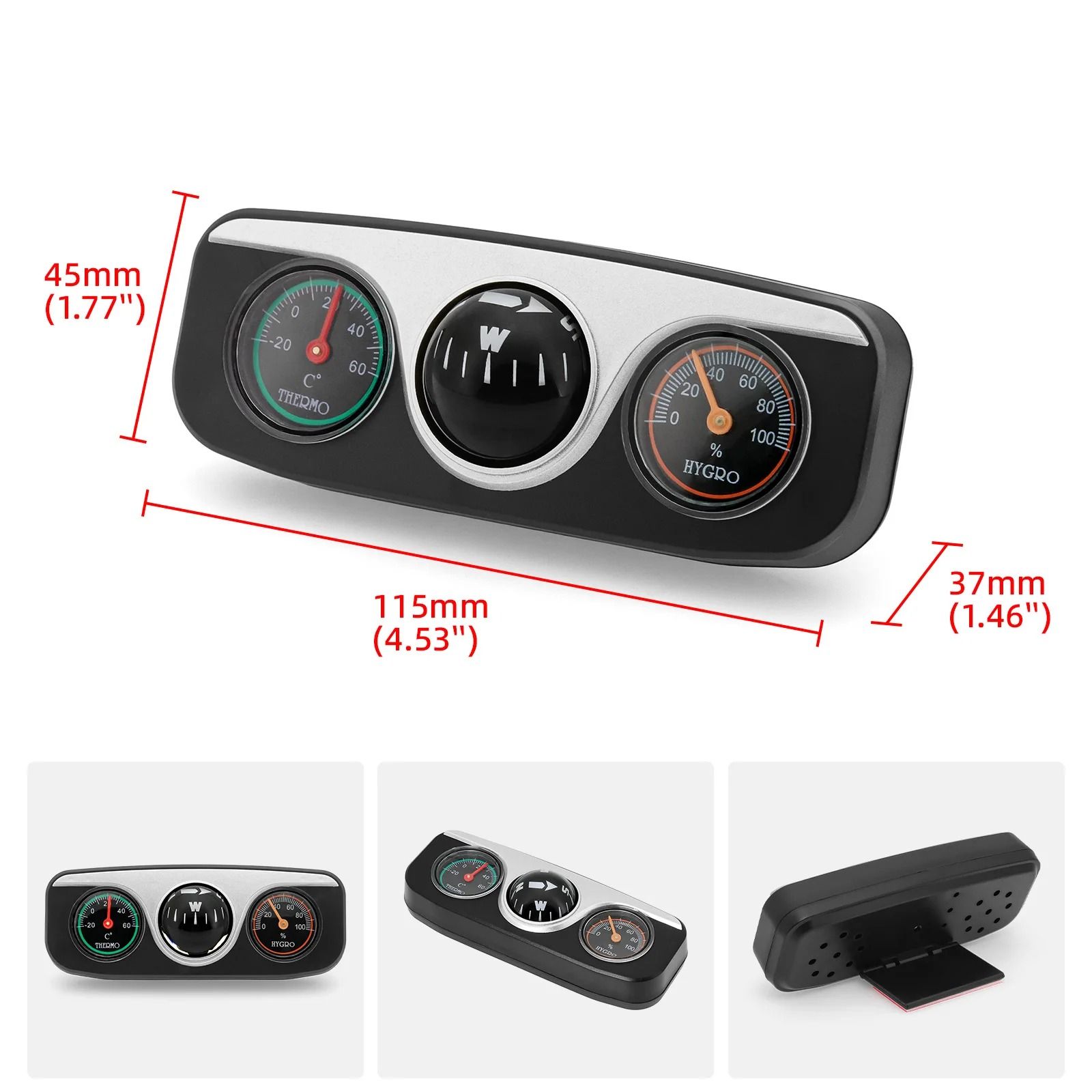 3-in-1 Dashboard Marine Navigation & Climate Station