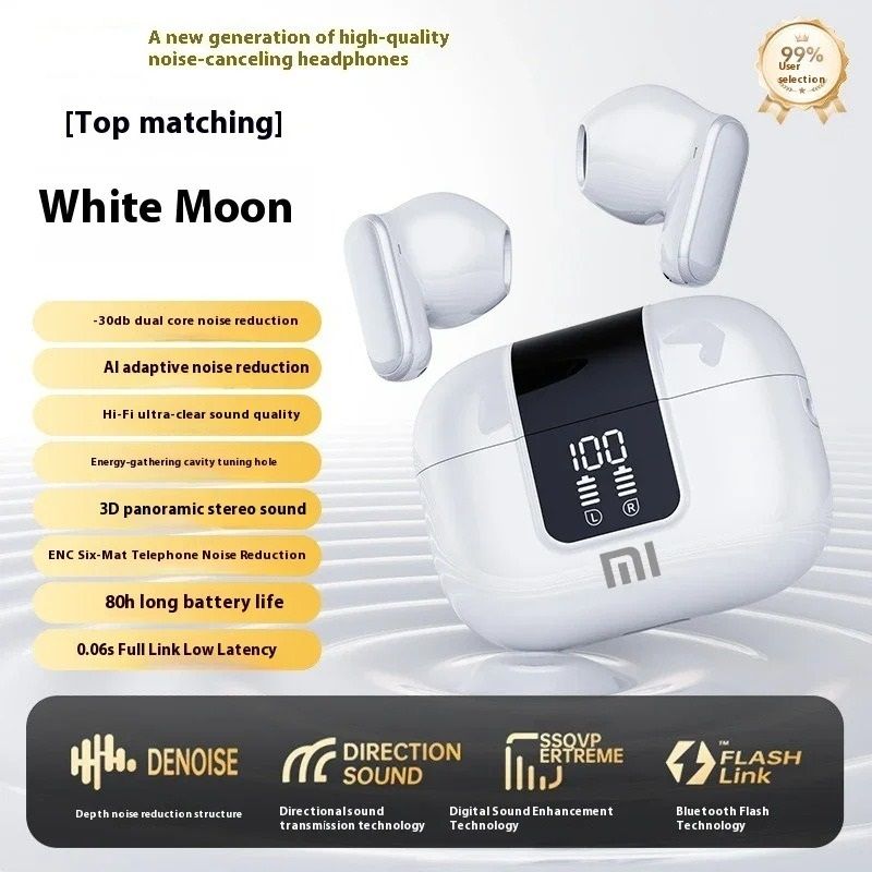 Pro Sound Wireless Bluetooth Earbuds With LED Display