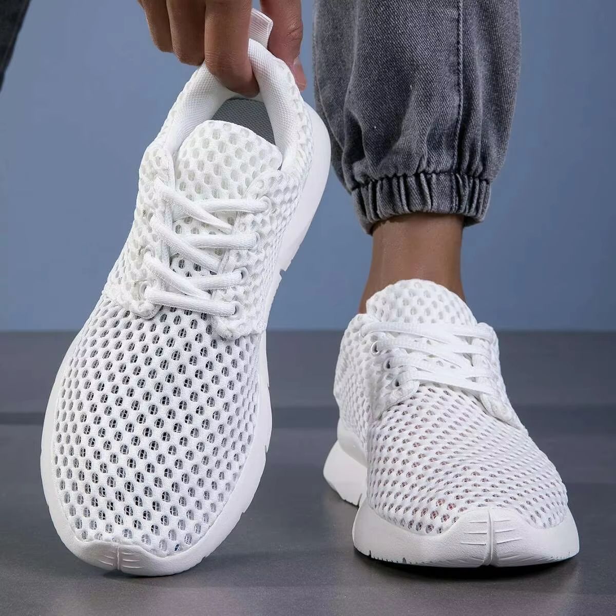 MeshGlide Men's Lace-Free Breathable Driving Sneakers
