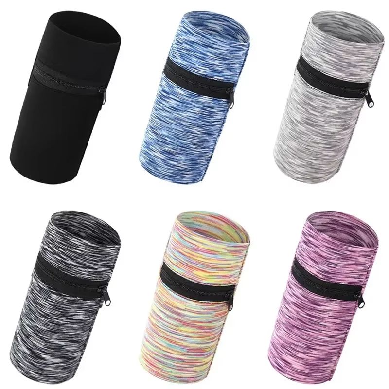 Unisex Cotton Wrist Wallet Pouch for Running Gym Cycling and Everyday Fitness