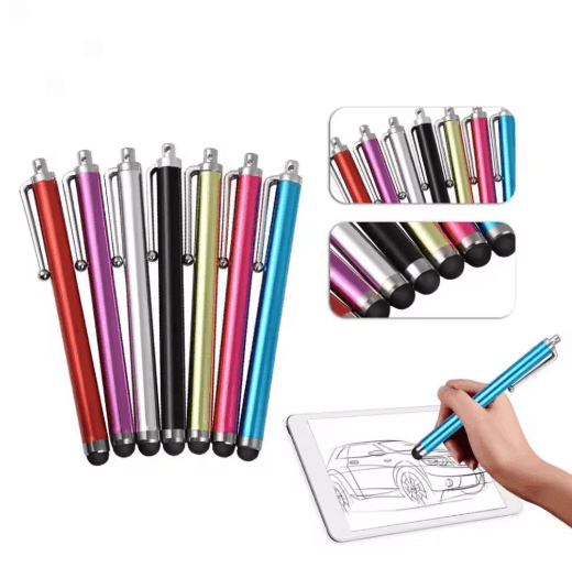 Pack of 50 Universal Capacitive Stylus Pens Metal Touchscreen Stylus for Phones and Tablets