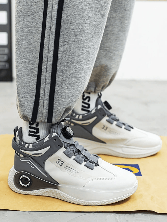 StrideLock Mens Sneakers with Rotating Buckle