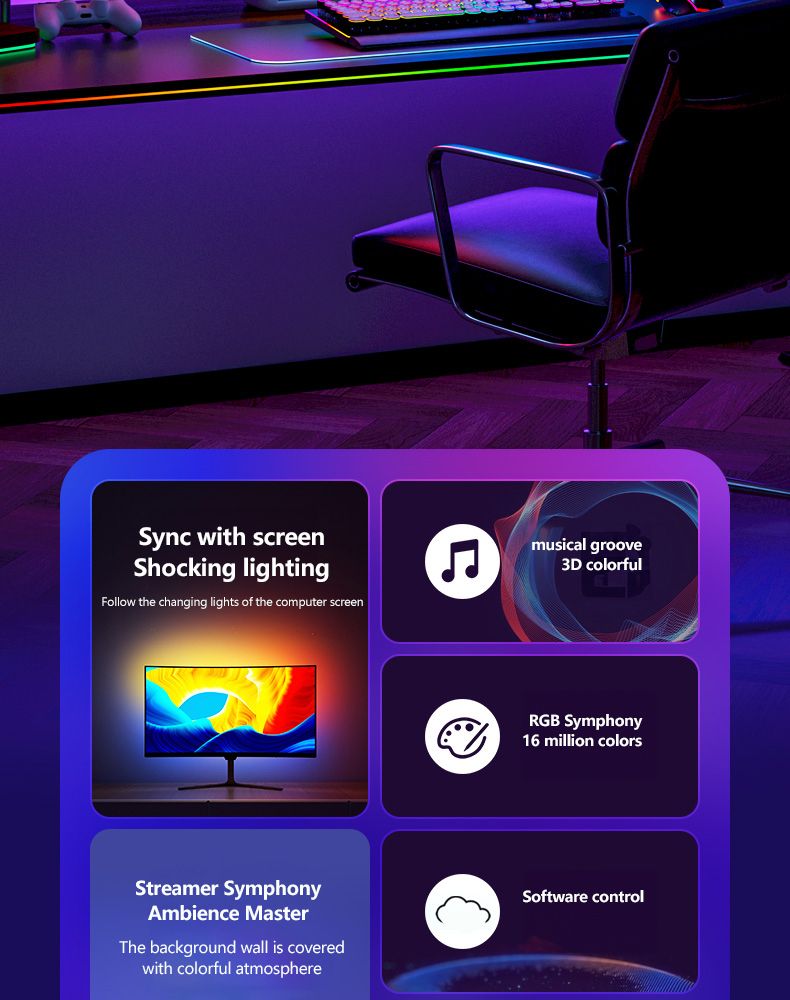 Smart RGB Ambient LED TV Backlight Strip