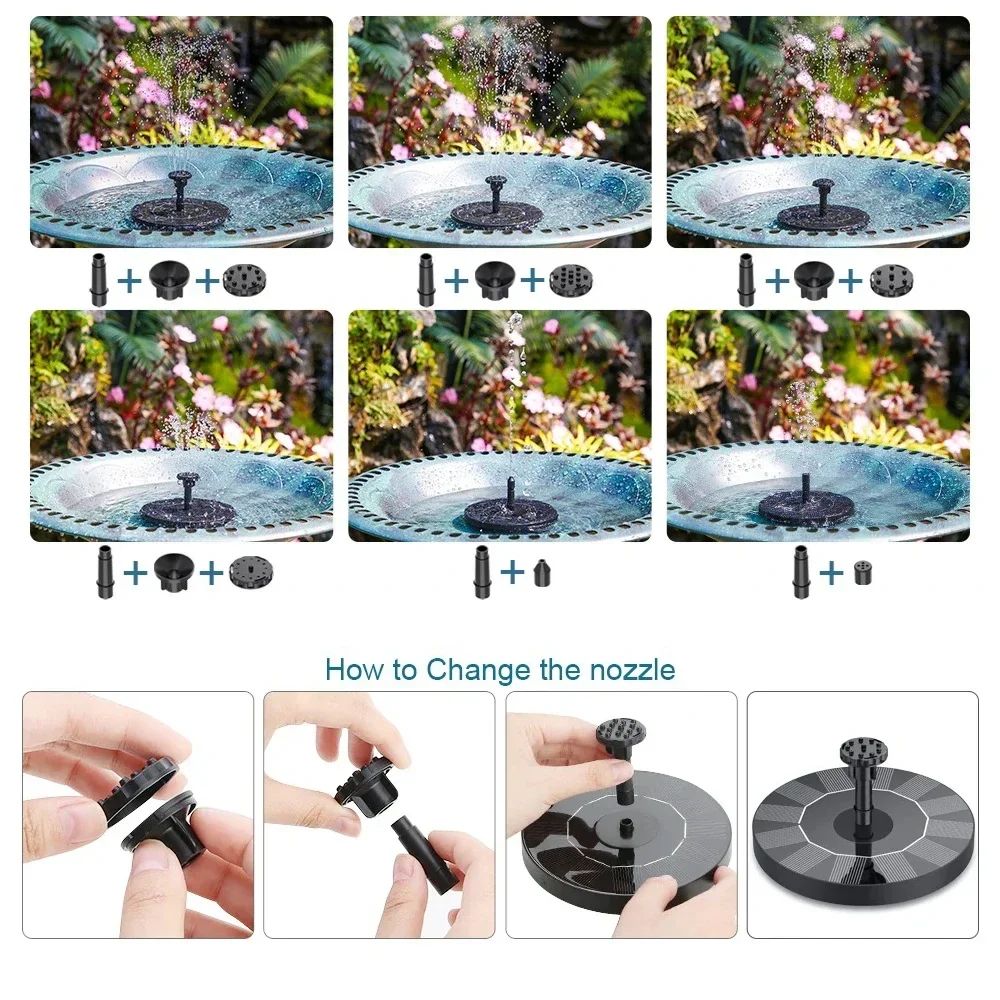 Solar Floating Fountain Pump