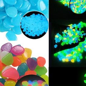 Glow in The Dark Pebbles, Luminous Stones for Gardens, Rocks for Fish Tanks and Home Decor