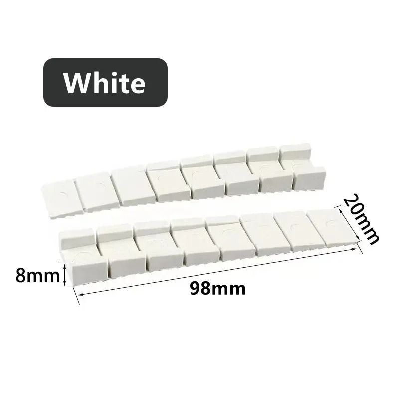 Flexible Plastic Shims Wedges Furniture Leveling Pads Set