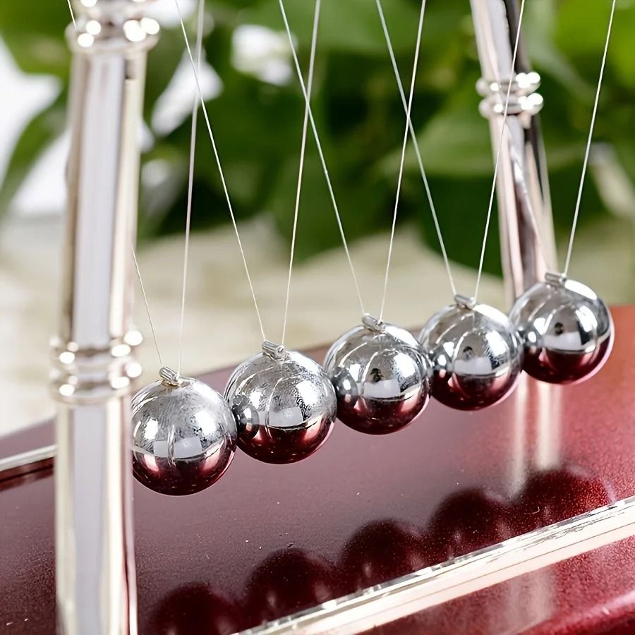 Modern Newton Cradle Metal Balance Balls Desk Toy