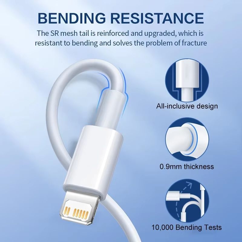 40W PD USB-C Fast Charging & Data Cable for iPhone & iPad