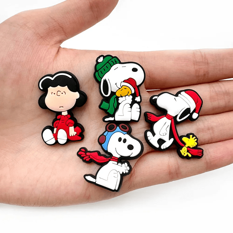 Snoopy Cartoon Shoe Charms Anime Bag and Sandal Decorations