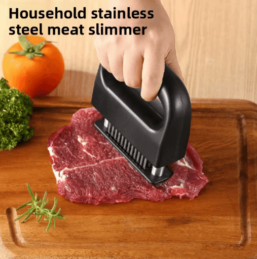 48 Needle Meat Tenderizer Tool for Juicy Flavorful Steaks