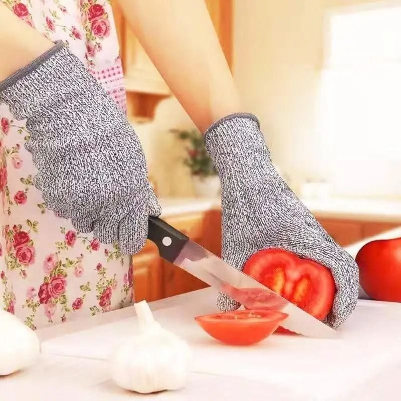 Level 5 Safety Protection Anti-Cut Gloves Cut-Proof and Stab-Resistant Metal Mesh Butcher Gloves