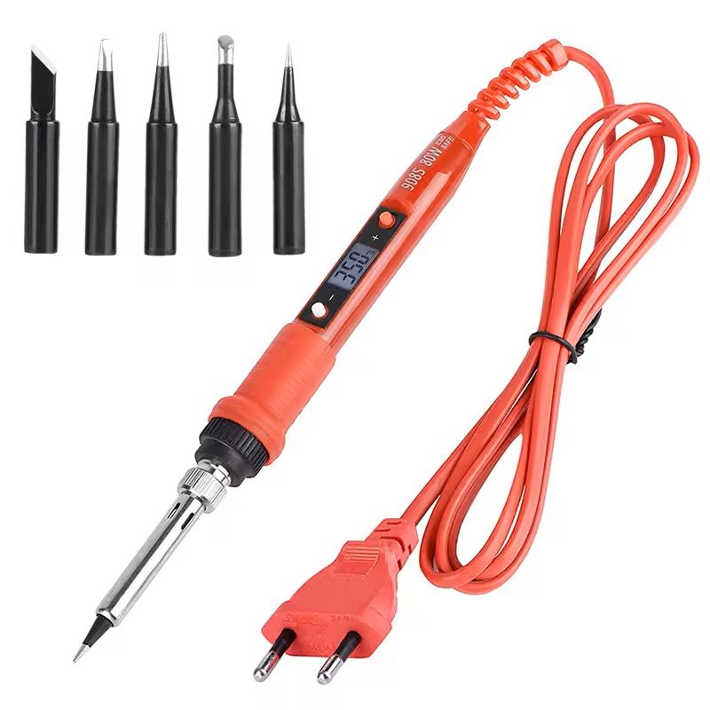 Adjustable Temperature Soldering Iron Kit with LCD Display