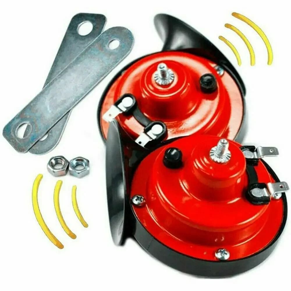 12V Loud Electric Snail Horn for Car Motorcycle and Truck