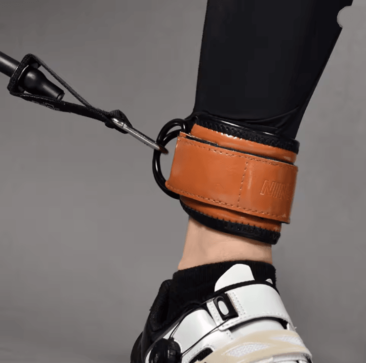 Adjustable Wrist Cuffs with Neoprene Padding for Cable Machine and Resistance Band Training