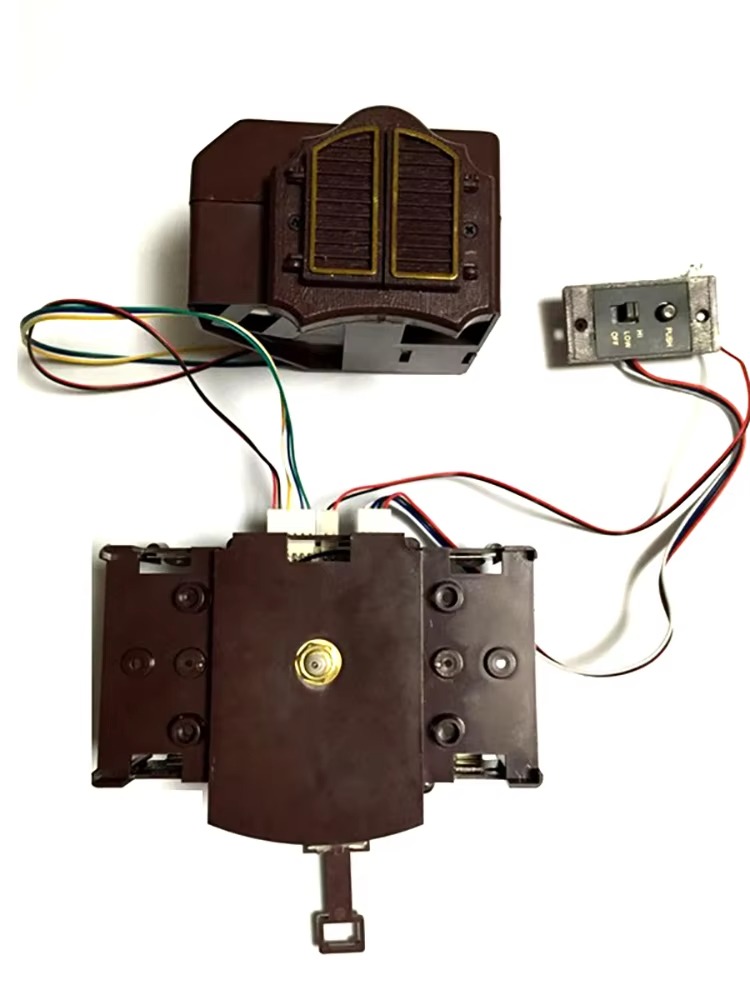 Vintage Large Cuckoo Clock Quartz Movement, Light Control Wall Clock, Bird Box Electronic Photosensitive Clock Accessory