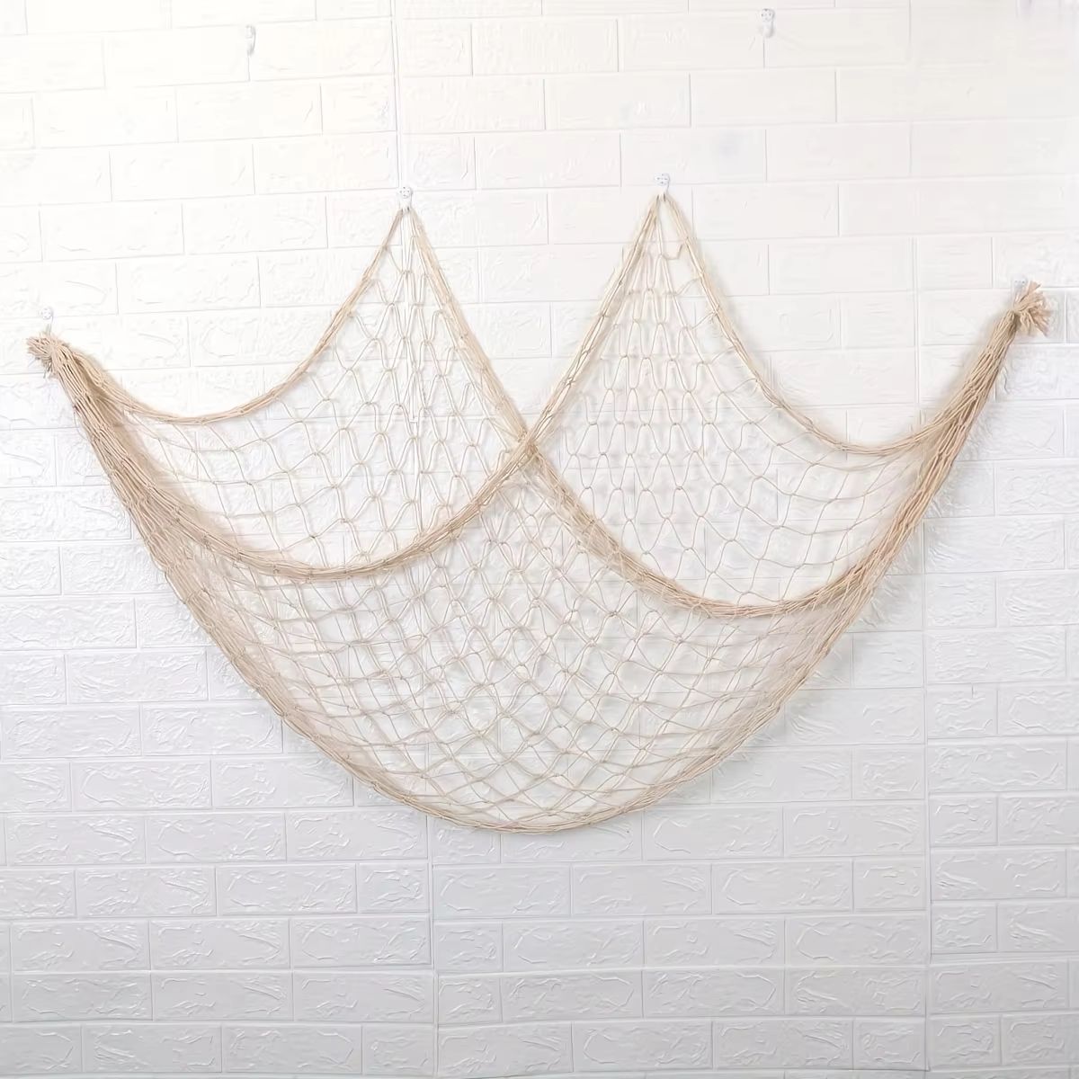 Nautical Fishing Net Wall Hanging Coastal Beach Party Decor Hawaiian Pirate Theme