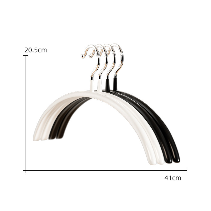 Durable Anti-Slip Metal Hanger with Space-Saving Design – Sturdy Concave-Convex Shape