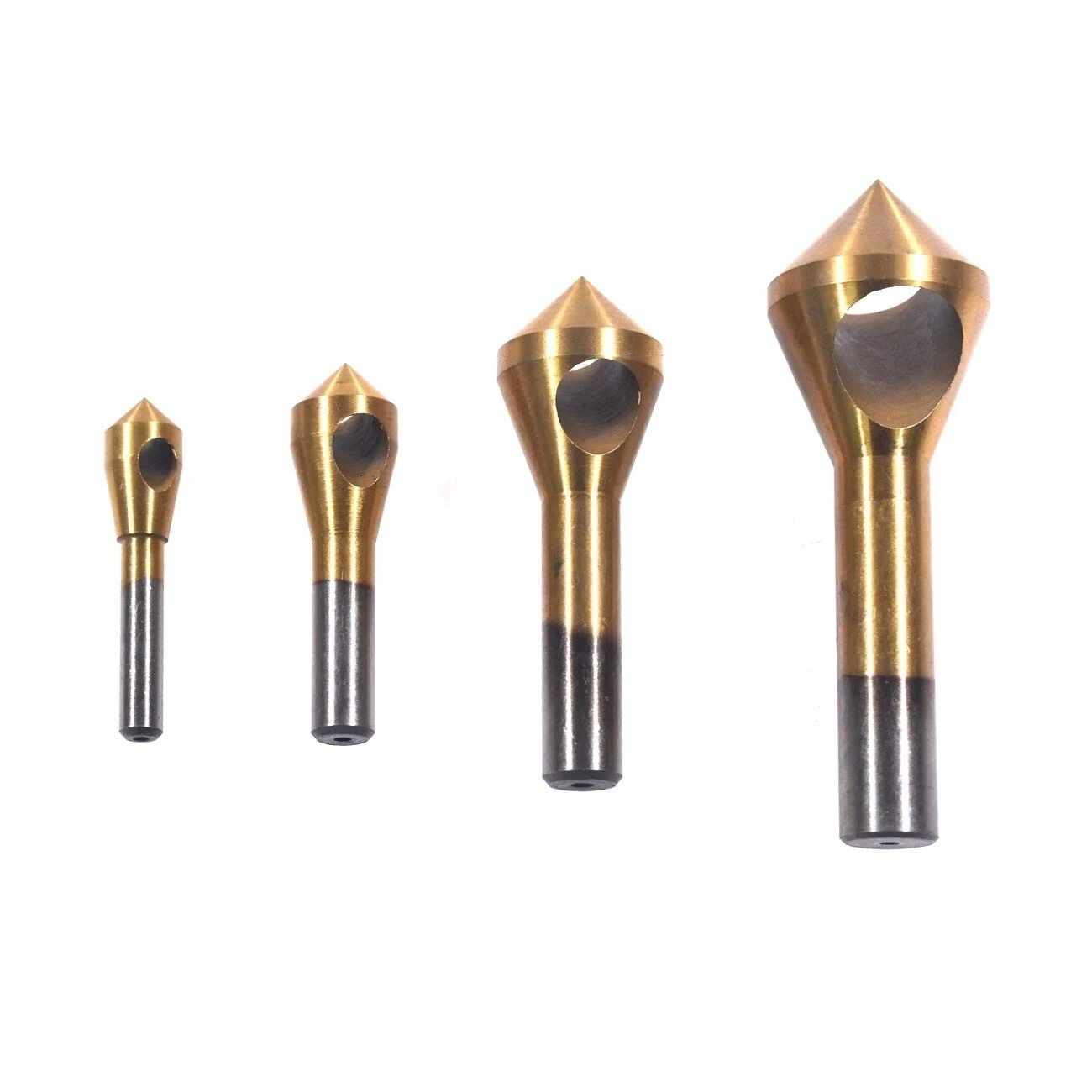 Deburring Chamfer Countersink Drill Bits Set, Cutting Metal Tool Kit