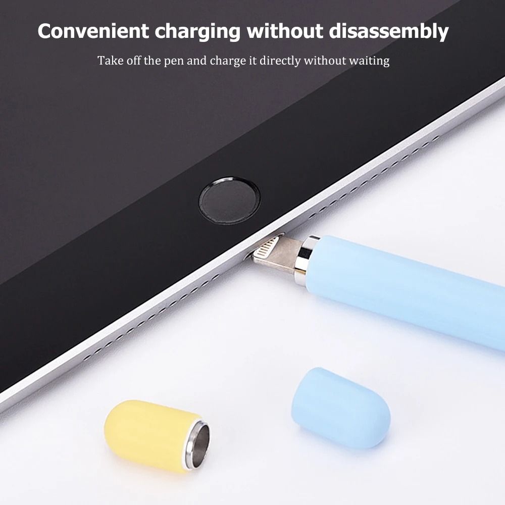 Apple Pencil 1st and 2nd Generation Silicone Protective Case Shockproof Stylus Sleeve Accessories