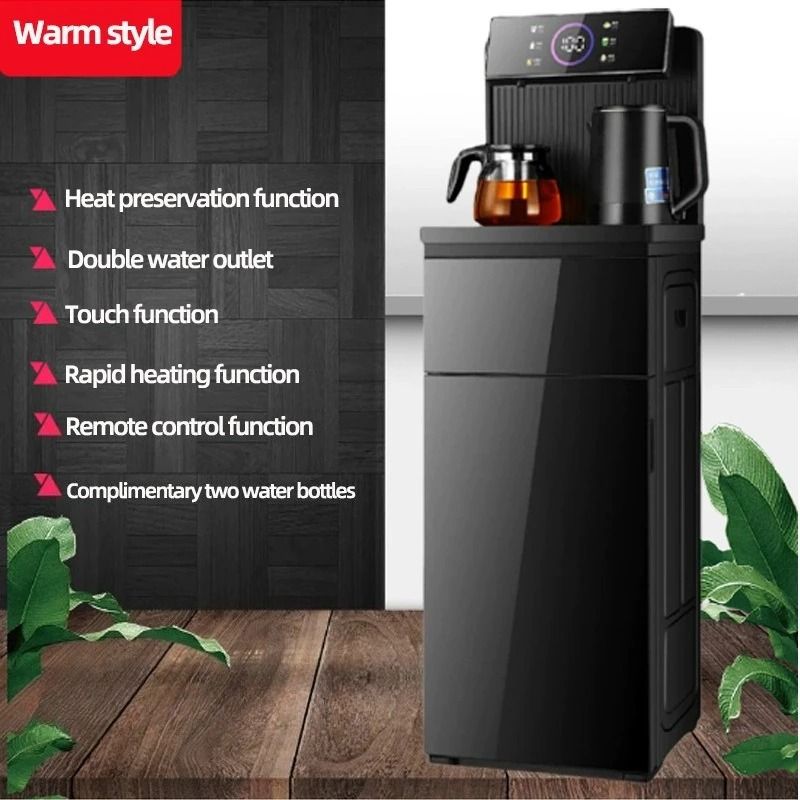 High-end Intelligent Vertical Hot and Cold Tea Bar Machine Commercial and Household Water Dispenser with Touch Controls