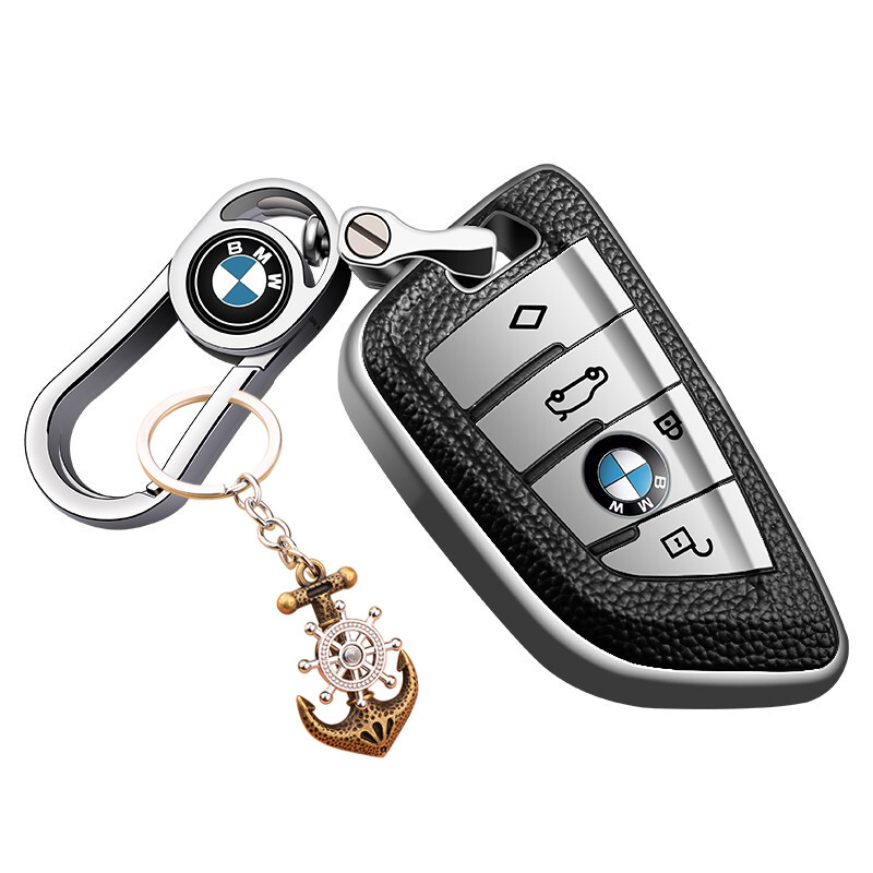 Vintage Anchor Keychain Swivel Compass Pirate Keyring Durable Nautical Key Holder