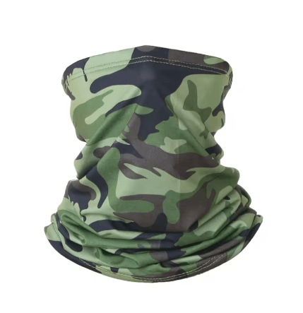 Summer Tactical Camo Bandana Breathable Sports Neck Gaiter Face Mask for Cycling Hunting and Hike