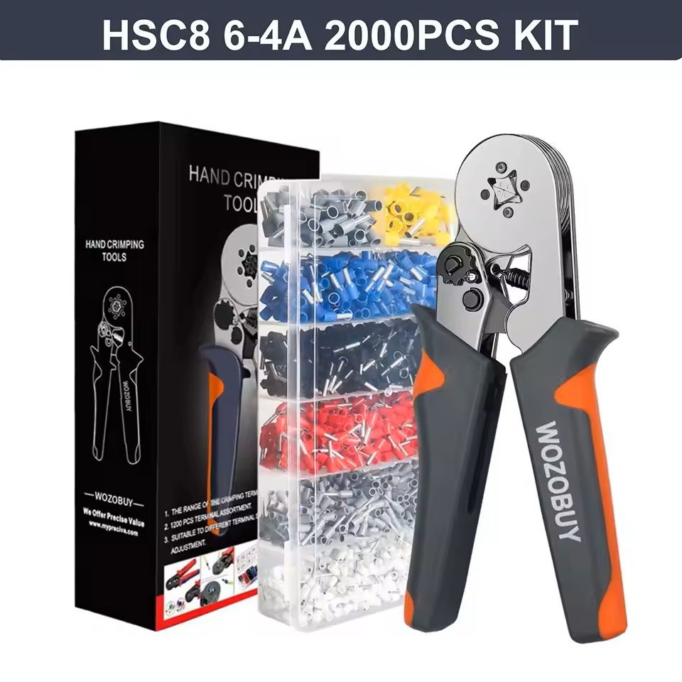 Mini Electrical Wire Crimping Tool with Ferrule Sleeves
