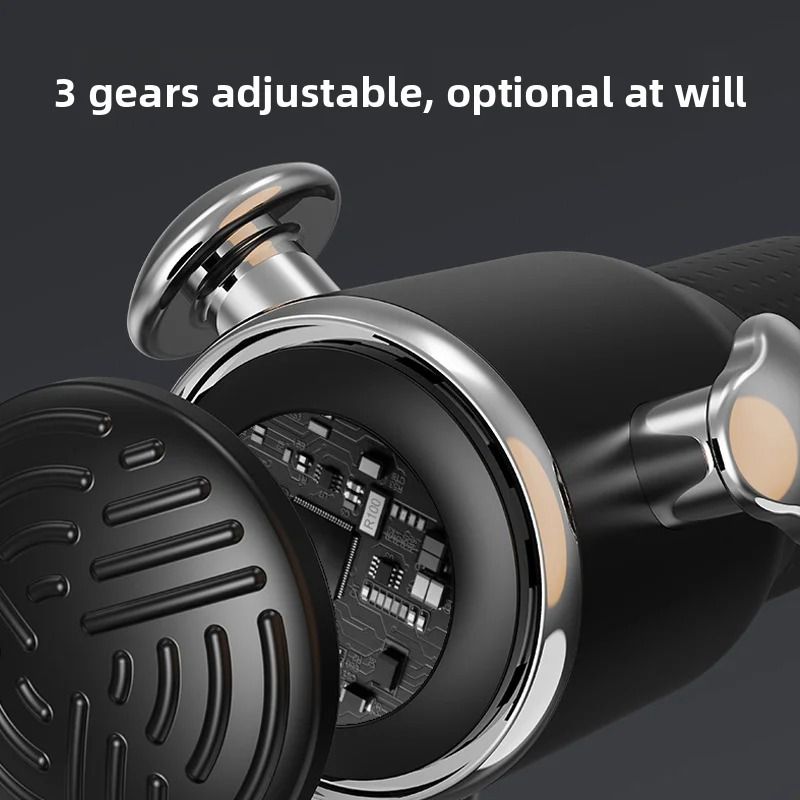 High Frequency Massage Gun with Four Interchangeable Heads and Deep Tissue Relief