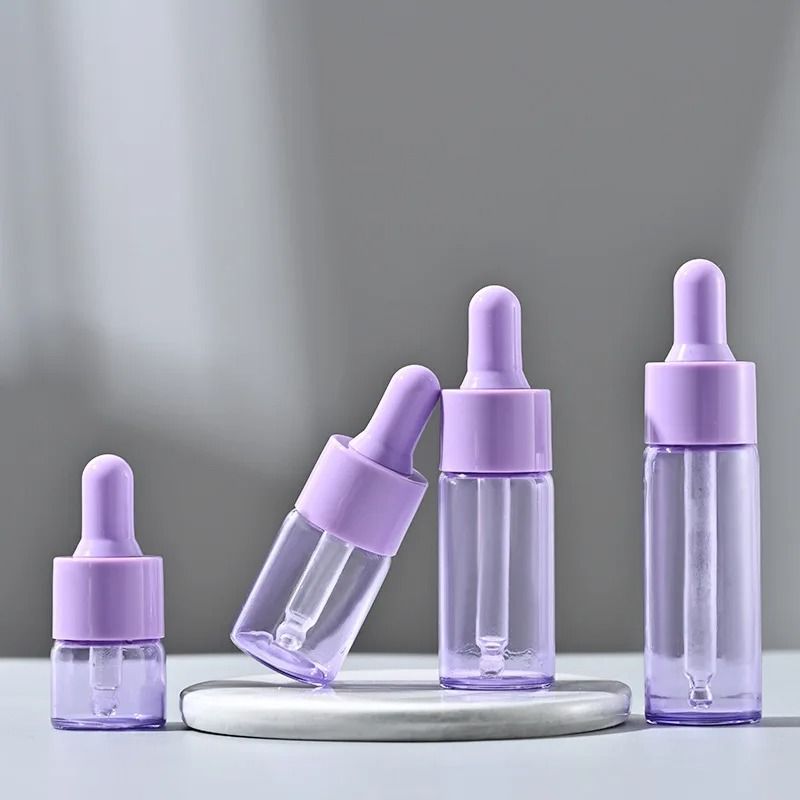 10-Piece Cosmetic Glass Dropper Bottle Set