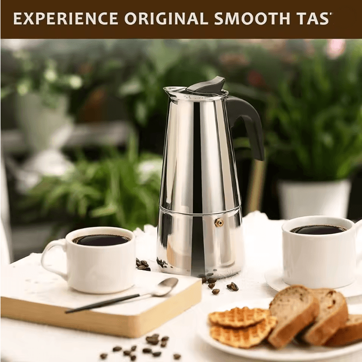 BrewMaster Classic Stovetop Coffee Maker