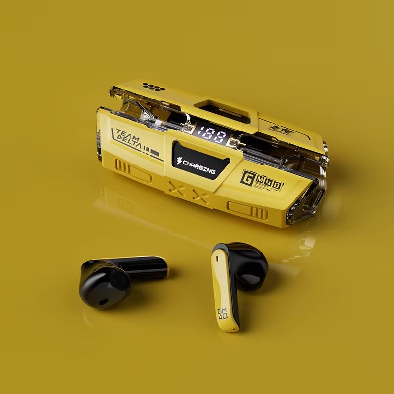 GM40 TWS Bluetooth 5.3 Low Latency Gaming Earbuds with HiFi Stereo Sound