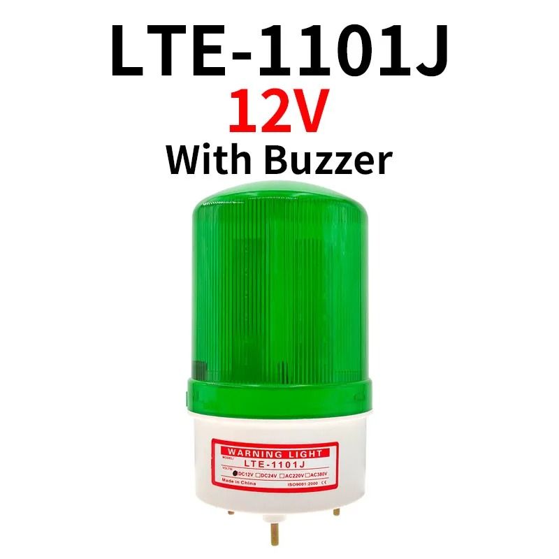 LED Strobe Signal Warning Buzzer Lamp