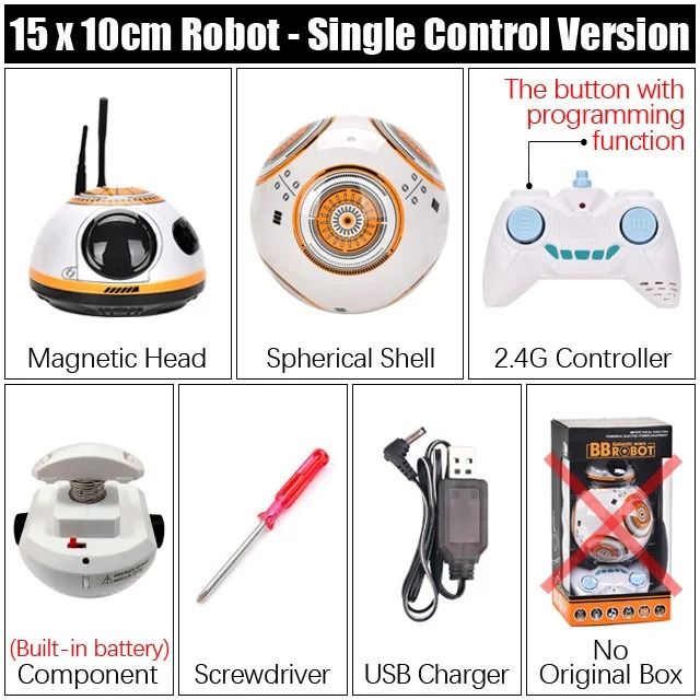 2.4G Intelligent RC Robot Car with Gesture Control and Sound Effects
