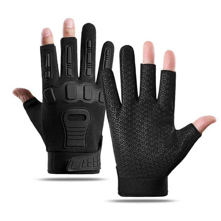 Tactical Fingerless Gloves – Outdoor Climbing & Training Anti-Slip Protection