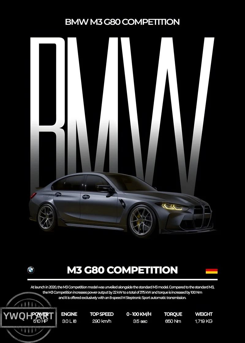 Architectural Modern Competition Supercar Canvas