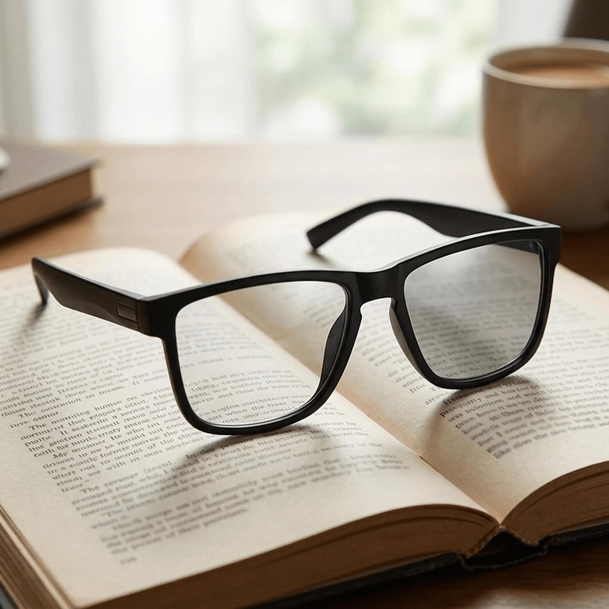 Adjustable Photochromic Reading Glasses with Classic Frame for Men Women