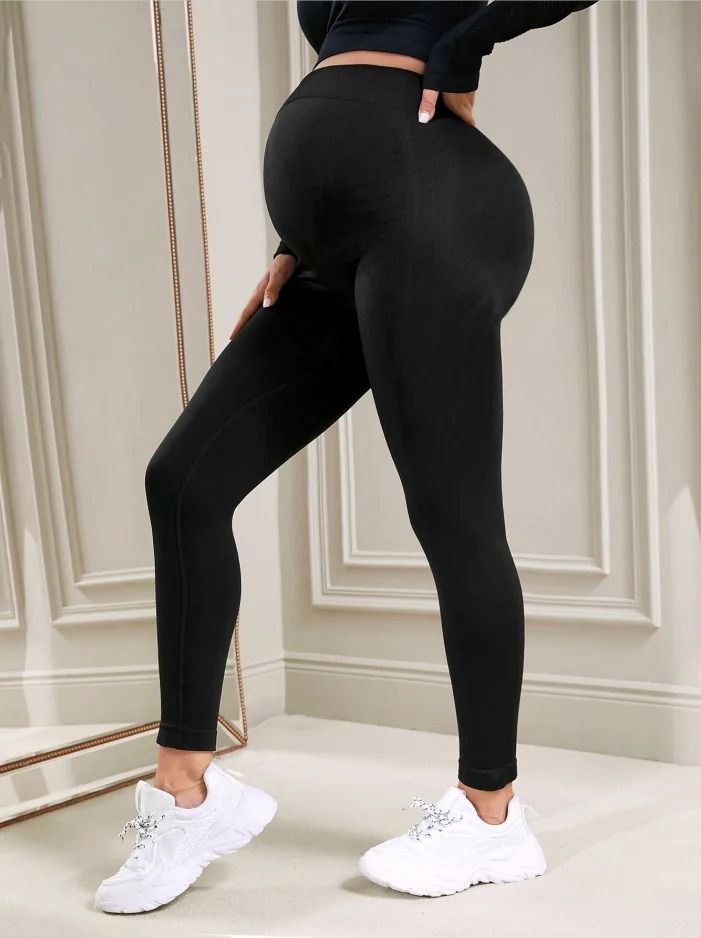 High Waist Maternity Leggings for Pregnant Women with Belly Support Fitness Shapewear