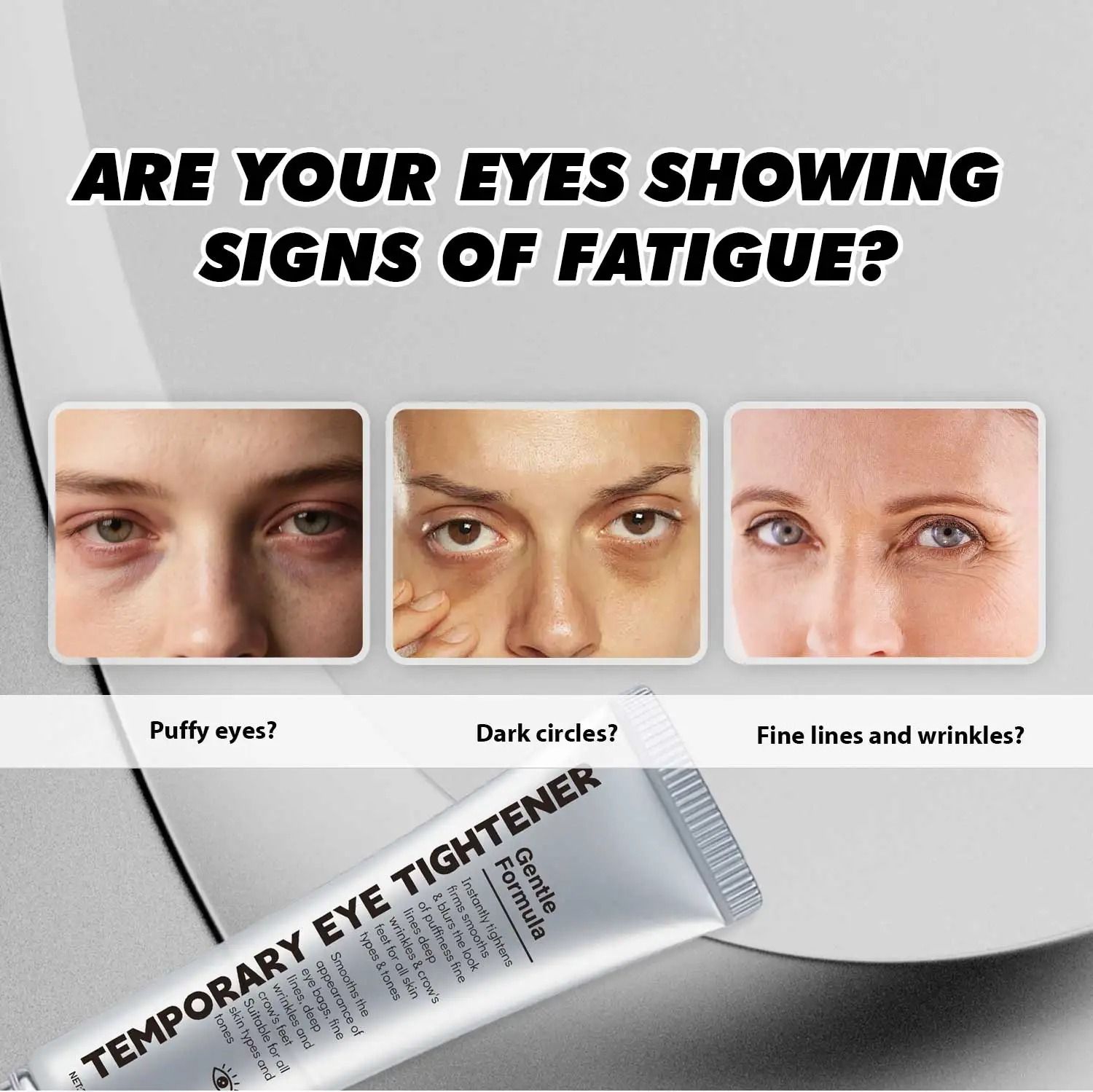 Fast-Acting Eye Tightening Cream & Primer – Instant Firming & Fine Line Smoothing