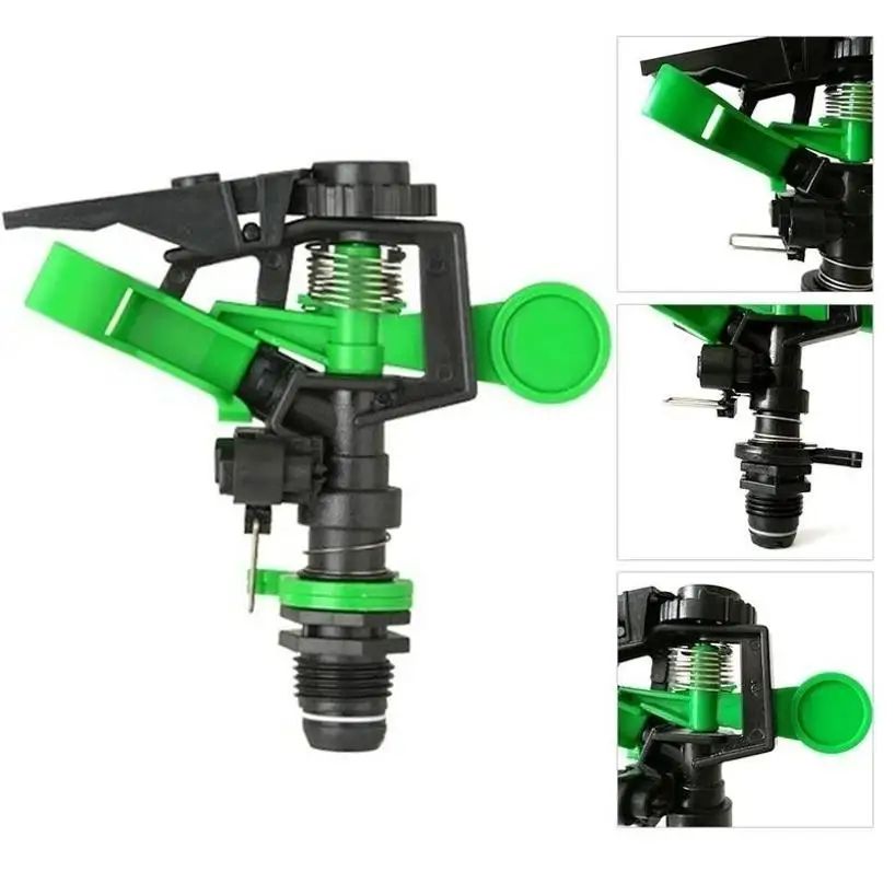 AquaSpin 360° Adjustable Lawn Sprinkler Nozzle – Rotating Garden Irrigation Spray Head