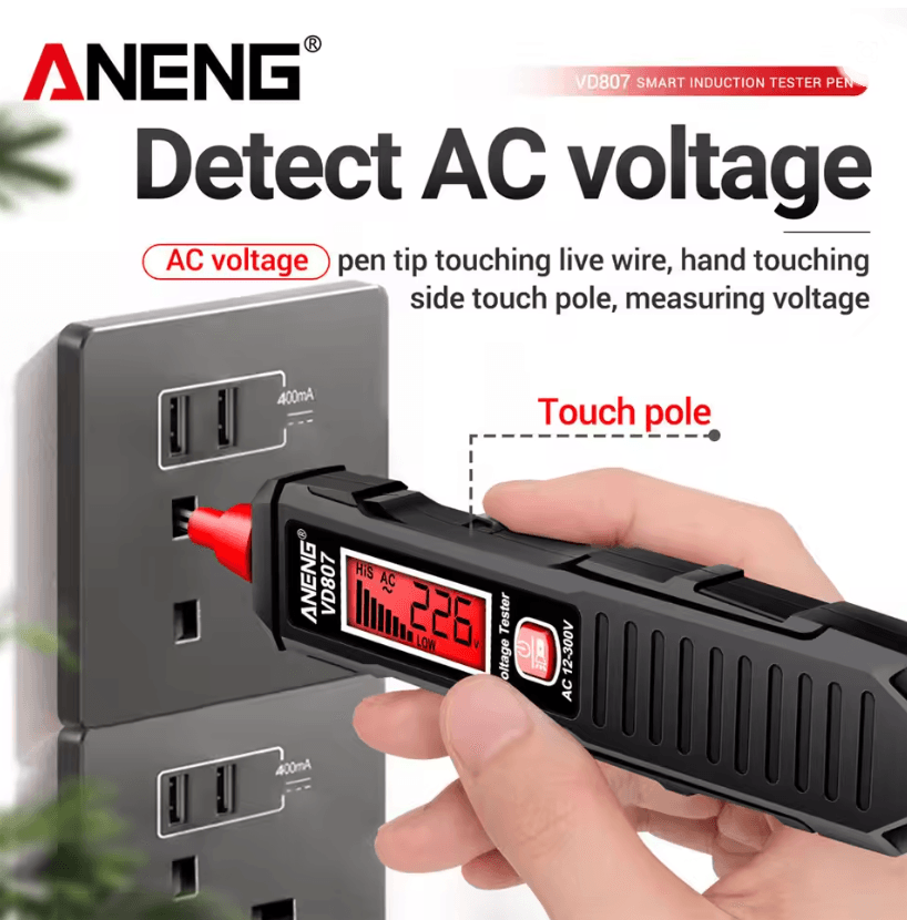 ANENG VD807 Smart Induction Voltage Tester Pen for Non Contact AC Detection