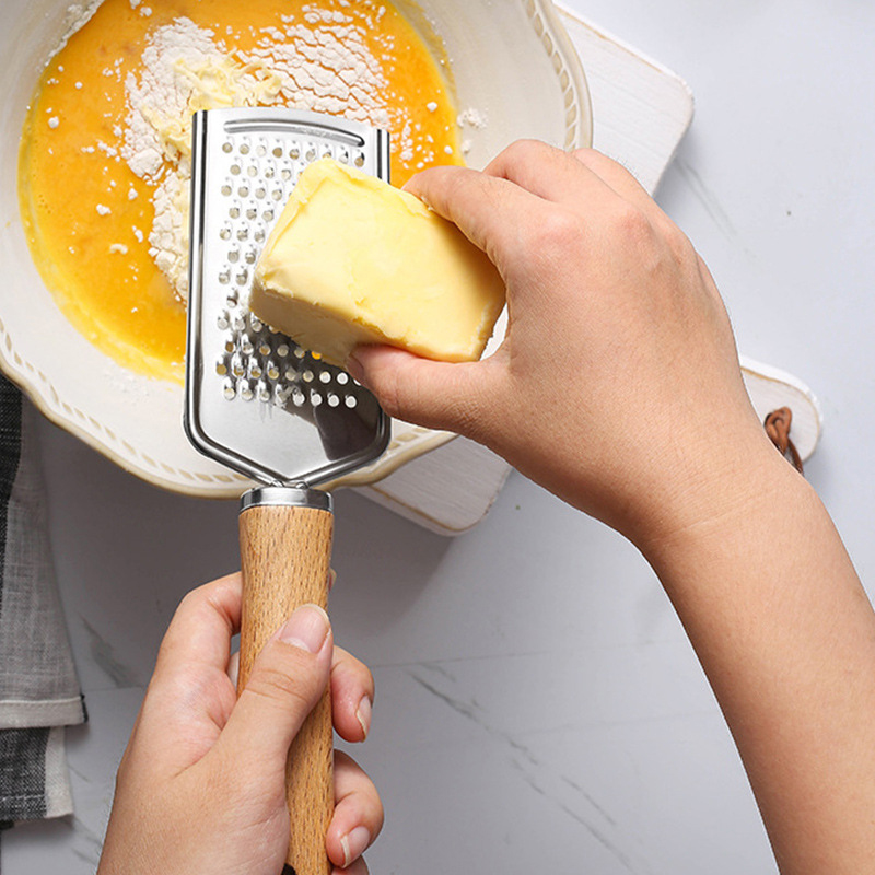Stainless Steel Lemon Zester Grater Multi-Purpose Citrus Slicer for Cheese & Vegetables
