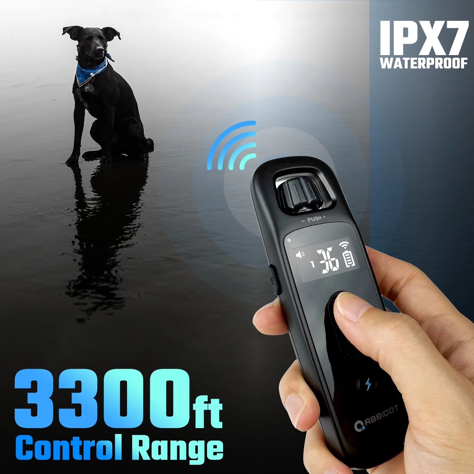 Smart Remote Dog Training Collar with Long Range Control