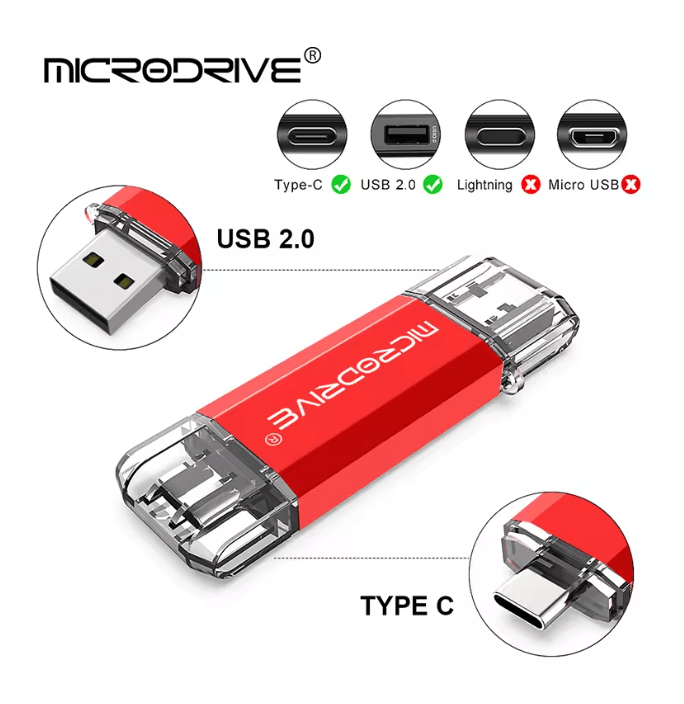 DualConnect Type C Flash Drive