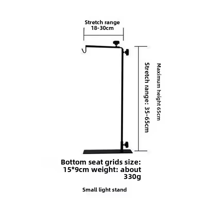 Adjustable Reptile Lamp Stand Metal Bracket for Terrarium Heat Lamps