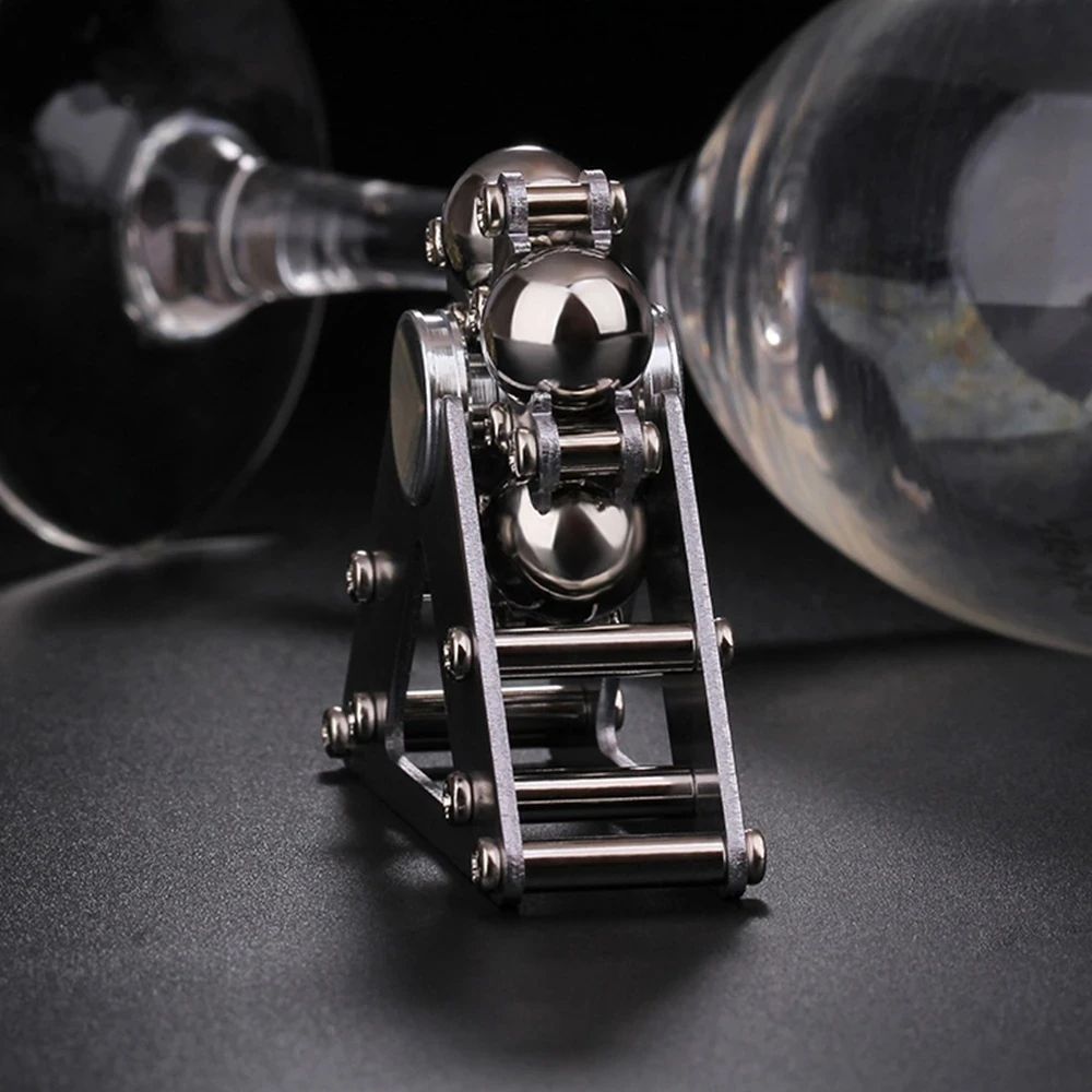 Foldable Double Pendulum Metal Fidget Spinner, Antistress Hand Spinner, Gyroscope Adult Toys & Stress Relief Gift